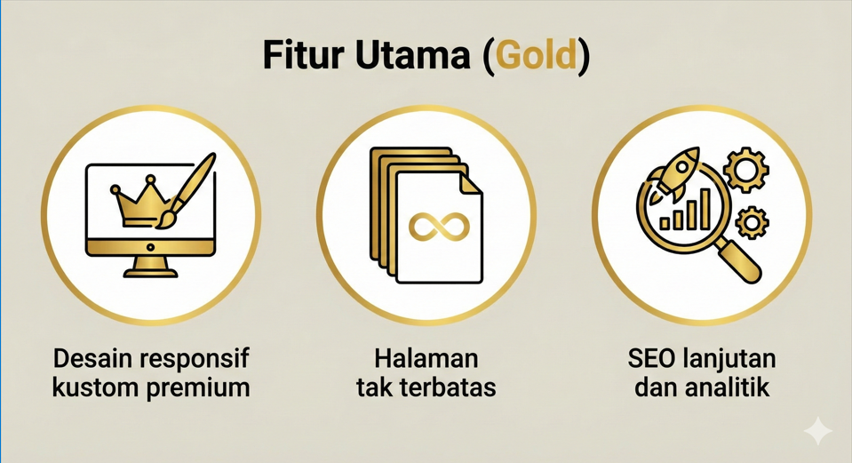 Fitur Utama Paket Gold